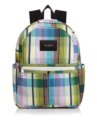 mini plaid backpack