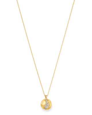 Marco Bicego 18K Yellow Gold Africa Constellation Diamond Pendant Necklace, 31.5