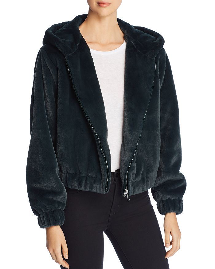 Bagatelle Hooded Faux-Fur Jacket | Bloomingdale's