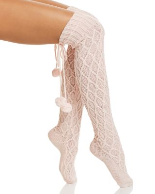 ugg cable knit over the knee socks