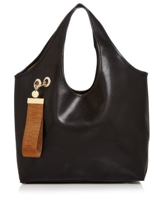 See by Chloe Jay Large Logo Tag Leather Tote Bloomingdale s