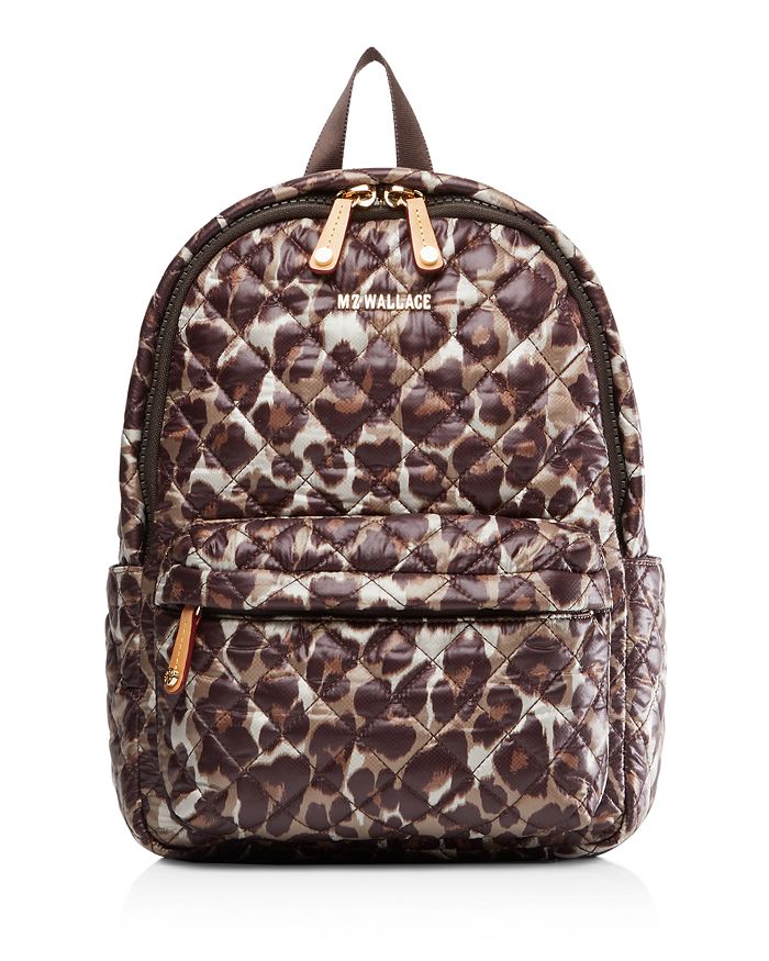 MZ WALLACE LEOPARD SMALL METRO BACKPACK,5841513