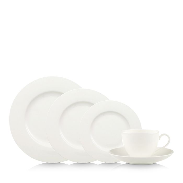Shop Villeroy & Boch Anmut 5 Piece Place Setting In White