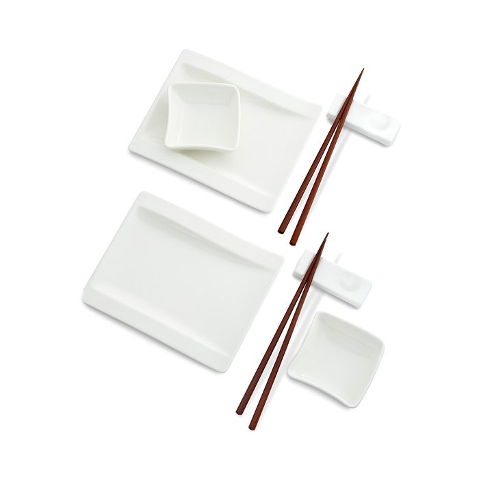Villeroy & Boch New Wave Sushi For Two Set In White