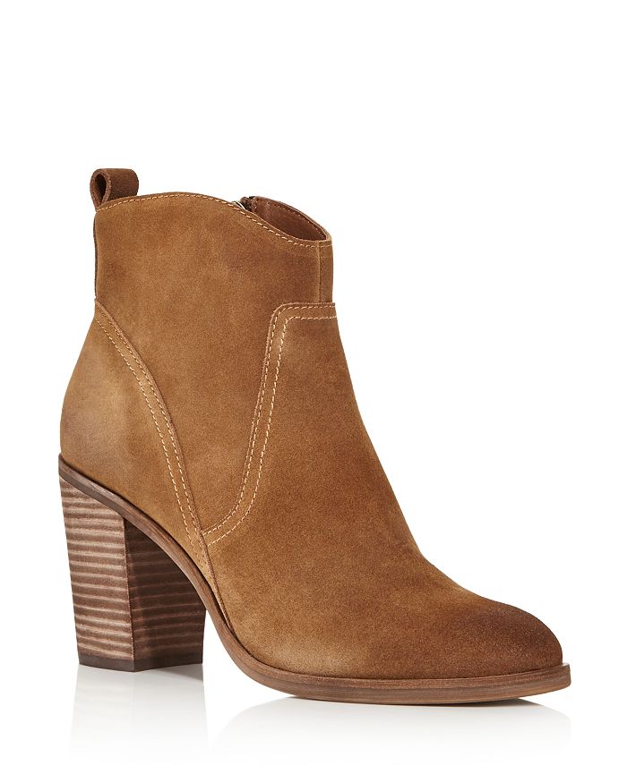 Dolce Vita Women s Saint Suede Zip Up Booties Bloomingdale s