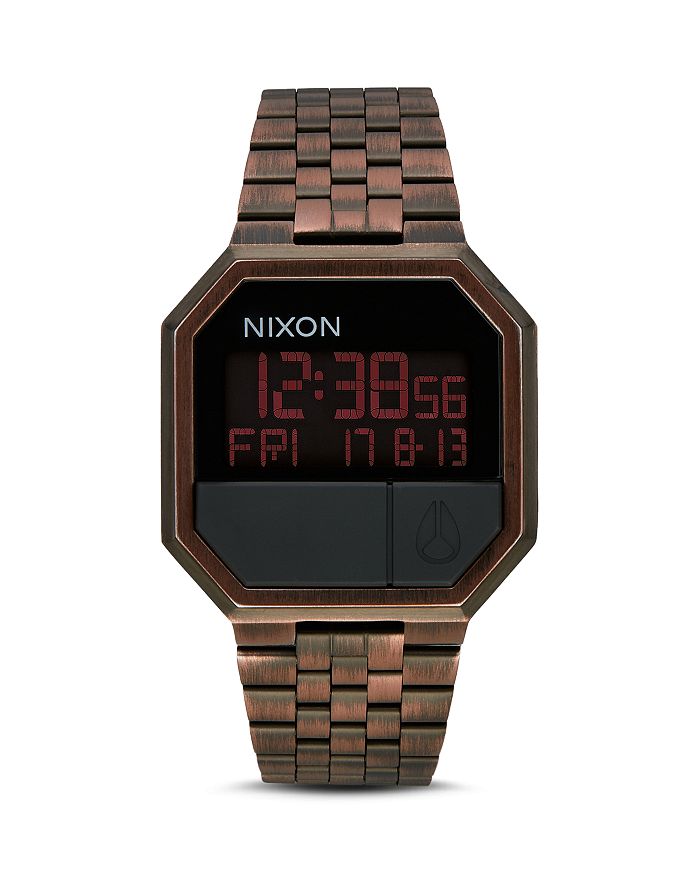 Nixon ReRun Bronze Watch, 38.5mm Bloomingdale