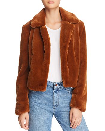 Blanknyc Cropped Faux Fur Jacket, Blank Nyc Faux Fur Coat