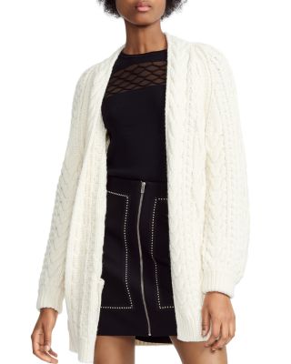 maje cable knit sweater