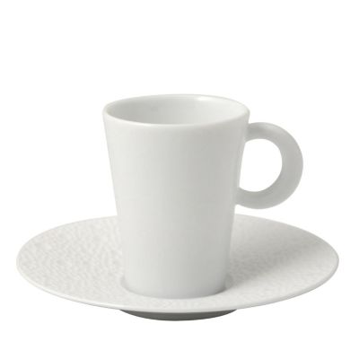 Bernardaud Ecume Gold Single Espresso Cup and Saucer