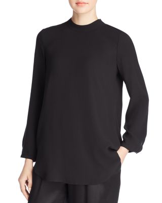 eileen fisher mock neck top