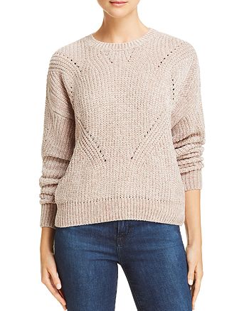 aqua chenille sweater