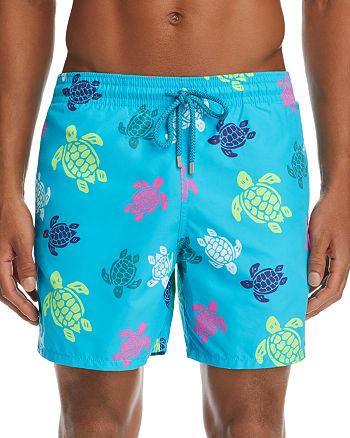 Vilebrequin Moorea Multicolored Turtle Print Swim Shorts | Bloomingdale's