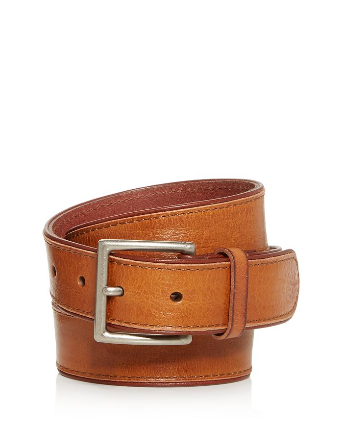 Frye Men's Jones Leather Belt In Tan | ModeSens
