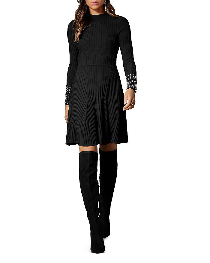 Karen millen top embellished cuff dress