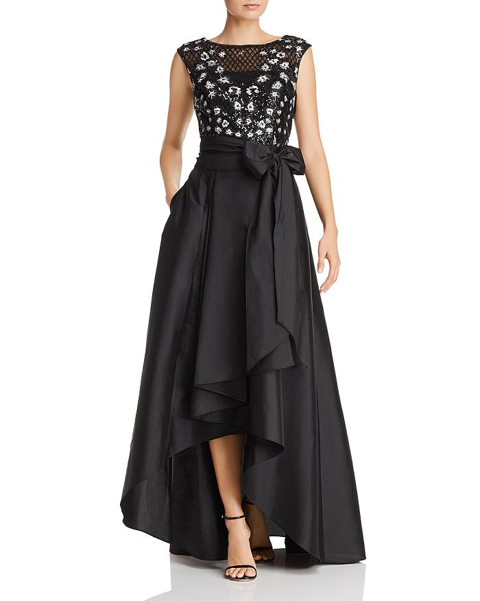 Adrianna Papell Embellished Taffeta Gown Bloomingdale s