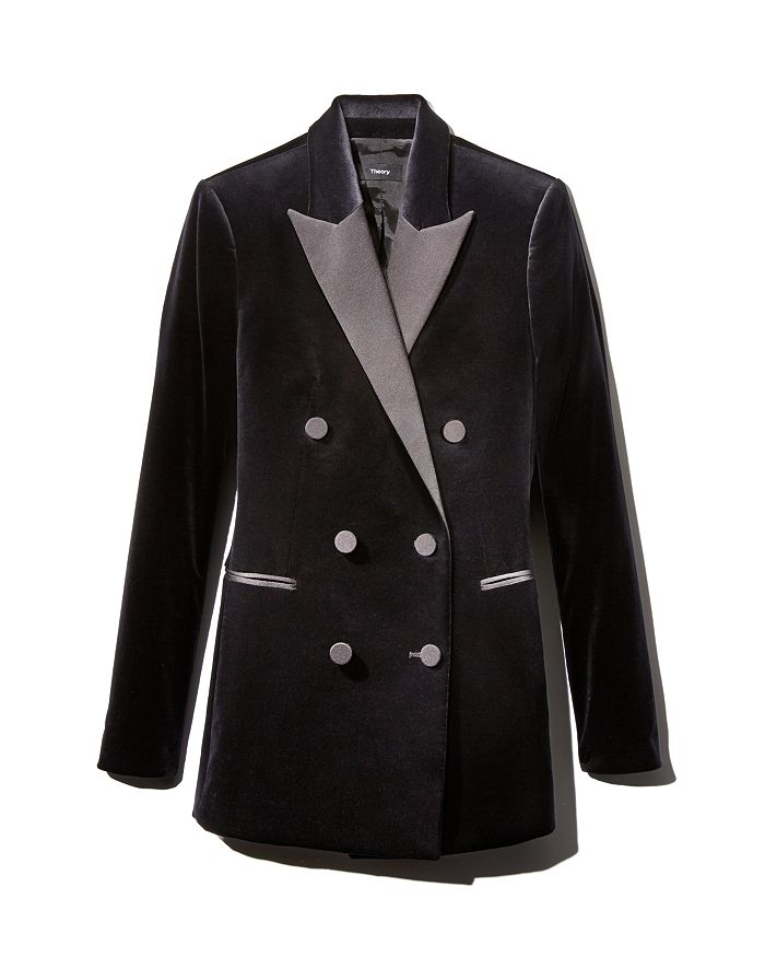 Theory velvet tuxedo jacket online