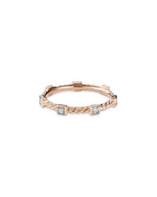 david yurman stack ring with diamonds