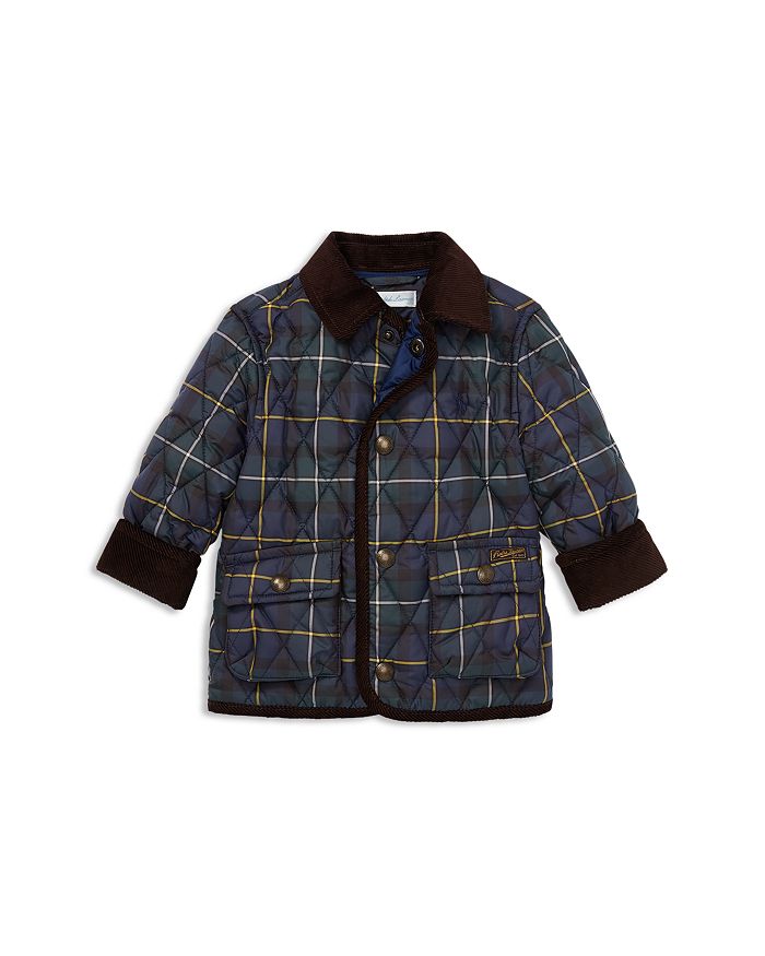 Ralph Lauren Boys Plaid Quilted Car Coat Baby Bloomingdale s