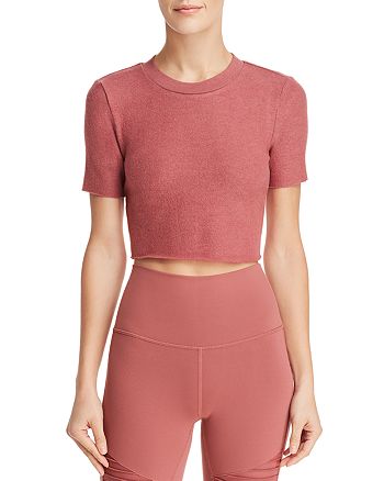 Alo Yoga Shelter Cropped Tee Bloomingdale S