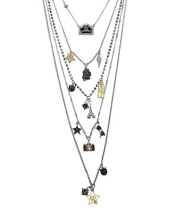 Karl Lagerfeld Paris Love From Paris Layered Statement Necklace 17 32 Bloomingdale S