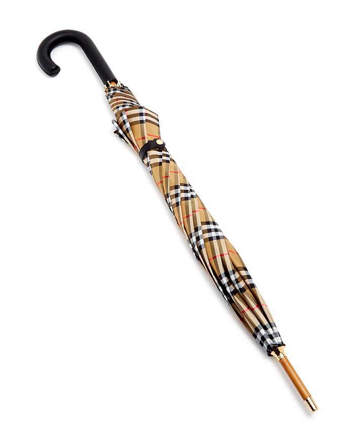 Burberry check sales golf umbrella