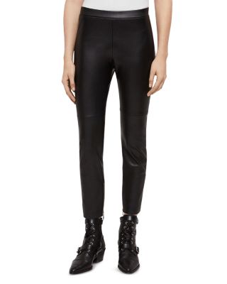 ALLSAINTS - Koby Zip-Hem Faux Leather Leggings