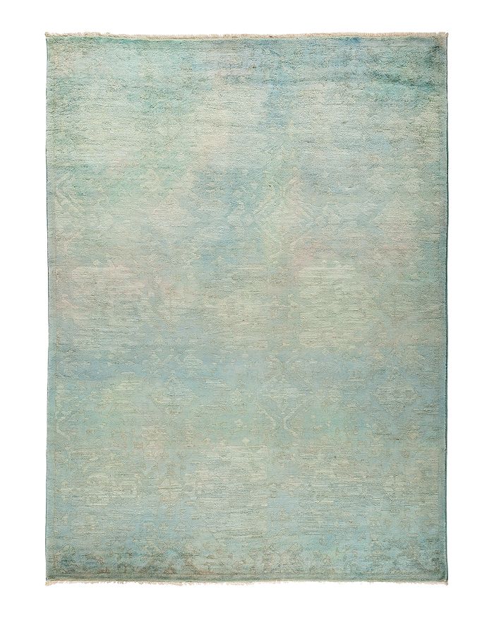 Bloomingdale's Vibrance Omaha Hand-knotted Area Rug, 6' 3 X 8' 9 In Blue