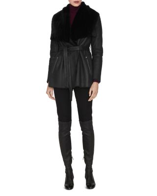 lk bennett shearling jacket