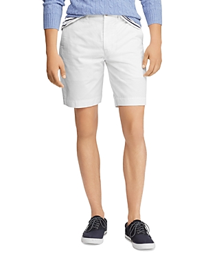 Polo Ralph Lauren Mens White Prepster Logo-embroidered Stretch-cotton Shorts Xl In White