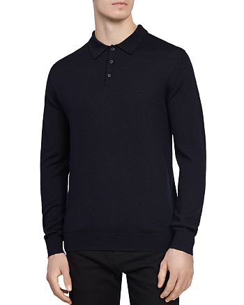 Reiss merino wool polo clearance