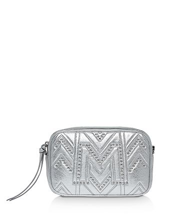 MCM Logo Quilted Metallic Leather Belt Bag | Bloomingdale's