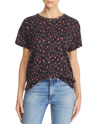 rag and bone floral tee