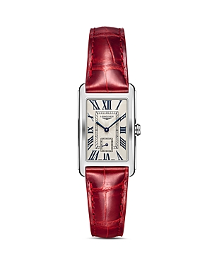 Longines Dolce Vita Watch, 23mm X 37mm In Red