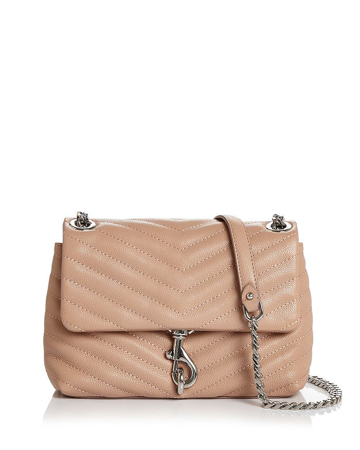 REBECCA MINKOFF EDIE QUILTED LEATHER CROSSBODY,HH18EEQX20