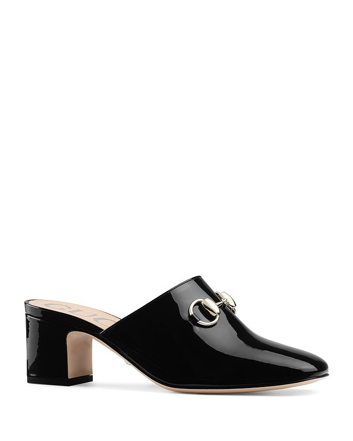 Gucci block sale heel mules