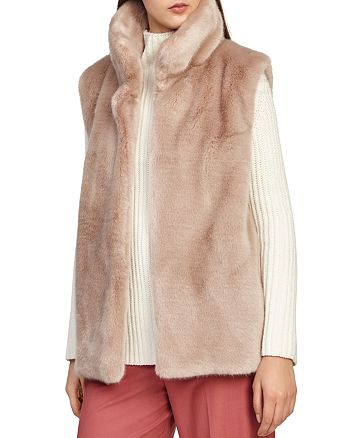 Reiss Fay Faux Fur Vest Bloomingdale S