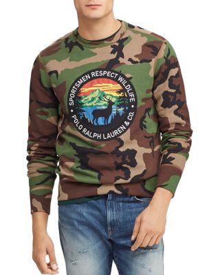 polo ralph lauren camo sweater