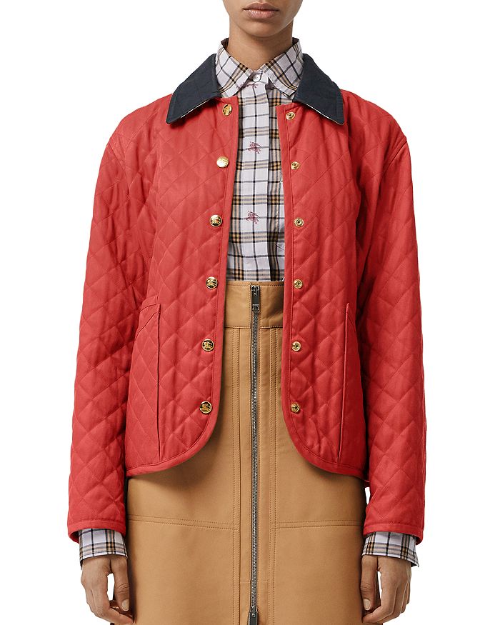 Burberry Heritage Diamond Quilted Jacket Bloomingdale s