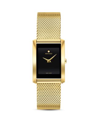 Movado La Nouvelle Gold-Tone Mesh Watch, 21mm x 29mm Bloomingdale's