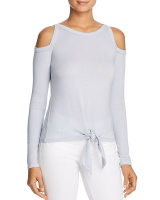 Top Cold Shoulder Noir Red Haute Taille M - Manches Longues, 95% Rayon 5% Spandex, Occasion Très Bon État
