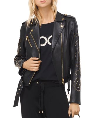 michael kors quilted leather moto jacket