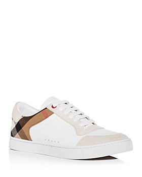 Burberry - Men's Reeth Leather Low-Top Sneakers