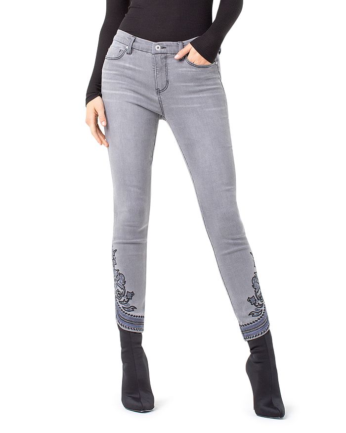 Embroidered Jeans - Bloomingdale's