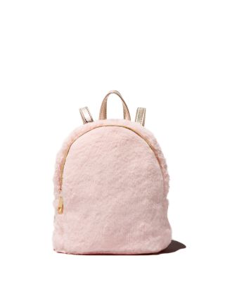 girls furry backpack
