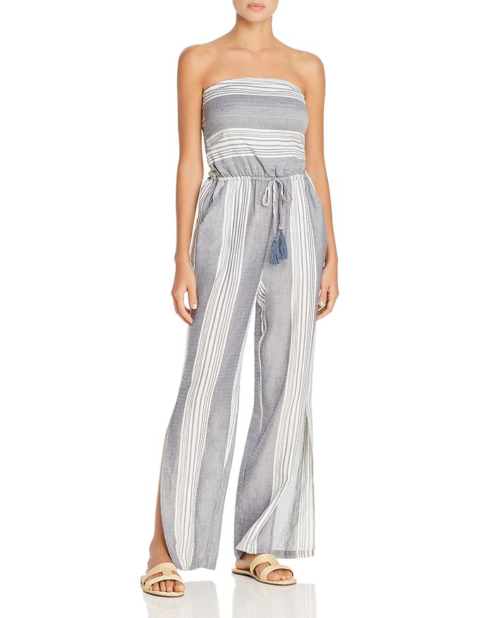 Surf Gypsy Striped Tie Back Jumpsuit Swim Cover Up Bloomingdale s