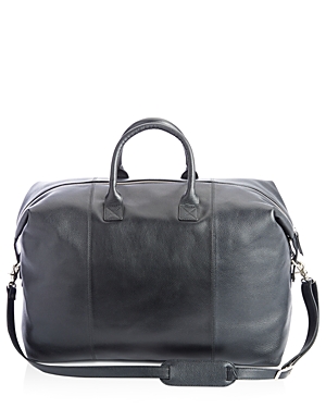 Royce New York Leather Weekender Duffel Bag