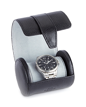Royce New York Leather Single Watch Travel Roll Case