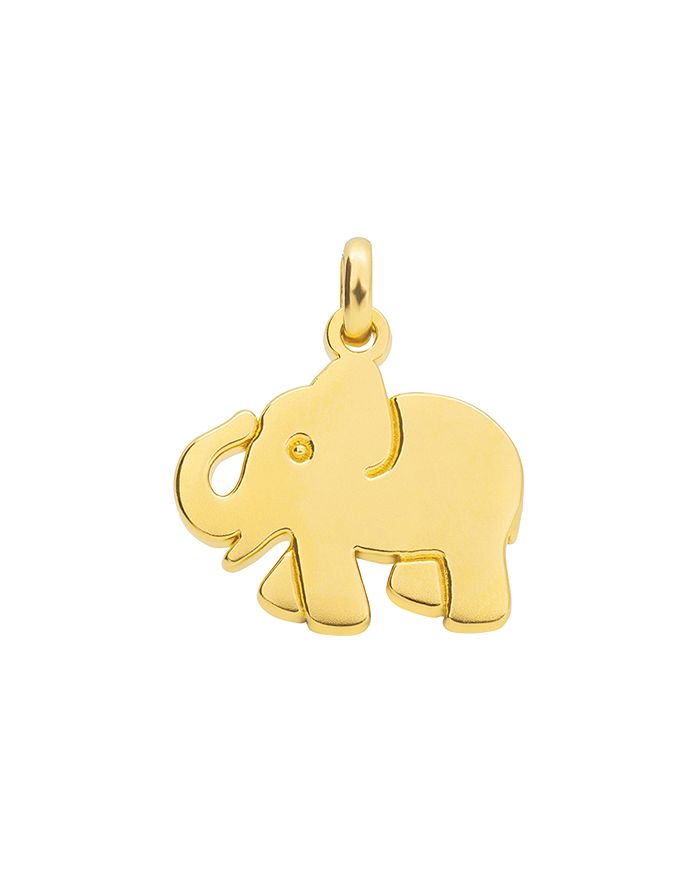 Tous Idol Elephant Pendant In Gold