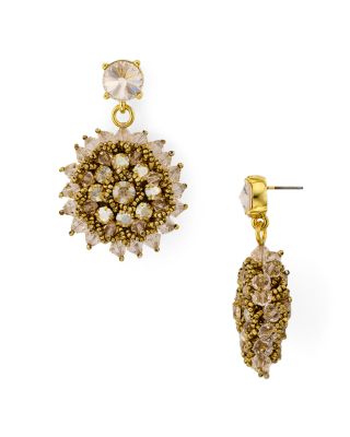 oscar de la renta starburst earrings