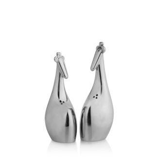 Nambé Giraffe Salt & Pepper Shakers